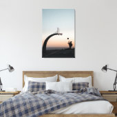 Phantastischer Basketballkorb Leinwanddruck (Insitu (Schlafzimmer))
