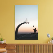 Phantastischer Basketballkorb Leinwanddruck (Insitu (Wohnzimmer))