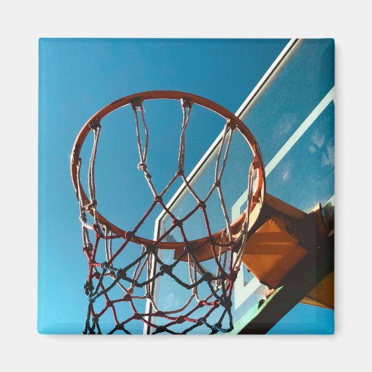 Phantastischer Basketballkorb Magnet (Vorne)