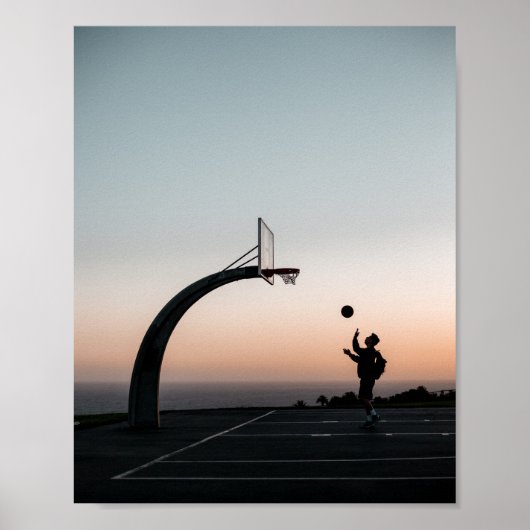 Phantastischer Basketballkorb Poster (Vorne)