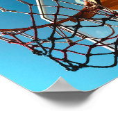 Phantastischer Basketballkorb Poster (Ecke)