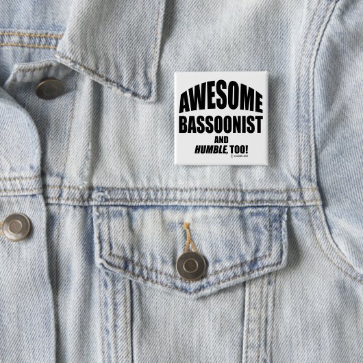 Phantastischer Bassoonist Button (Beispiel)