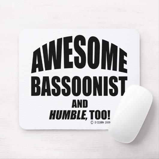 Phantastischer Bassoonist Mousepad (Mit Mouse)