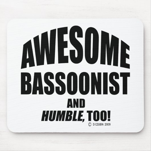 Phantastischer Bassoonist Mousepad (Vorne)