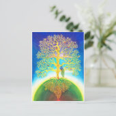 PHANTASTISCHER BAUM POSTKARTE (Stehend Vorderseite)