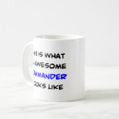 phantastischer Befehlshaber Kaffeetasse (Vorderseite Links)