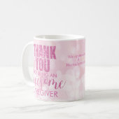 Phantastischer Betreuer Vielen Dank Kaffeetasse (Vorderseite Links)