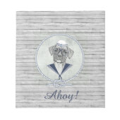 Phantastischer bezaubernder, lustiger Hobby-Boxer Notizblock (Vorderseite)