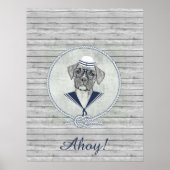 Phantastischer bezaubernder, lustiger Hobby-Boxer Poster (Vorne)