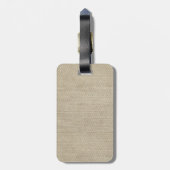 Phantastischer bezaubernder, trendiger Boxer Welpe Gepäckanhänger (Rückseite vertikal)