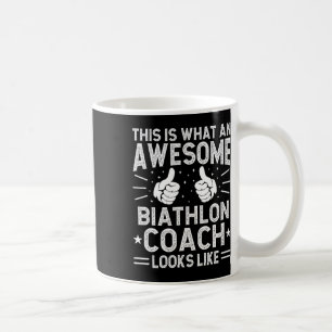 Phantastischer Biathlon Coach Funny Biathlon Spaß Kaffeetasse