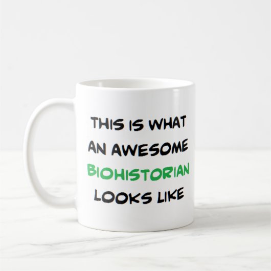 phantastischer Biohistoriker Kaffeetasse (Links)