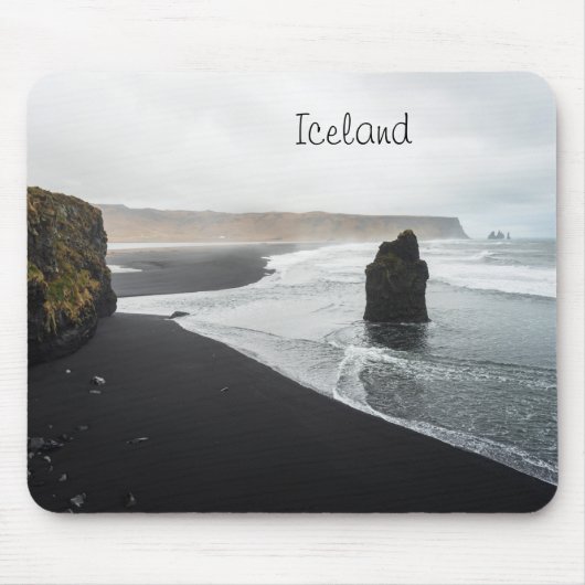 Phantastischer Black Beach Island Mouse Pad Mousepad (Vorne)