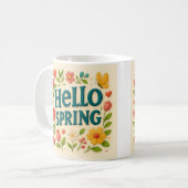 Phantastischer Blumenfrühling Kaffeetasse (Vorderseite Links)