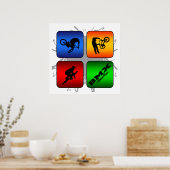 Phantastischer BMX Urban Style Poster (Küche)