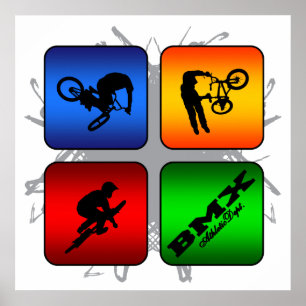 Phantastischer BMX Urban Style Poster