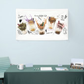 Phantastischer Boba-Tee Banner (Messeveranstaltung)