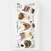 Phantastischer Boba-Tee Banner (Vertikal)
