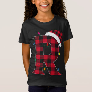 Phantastischer Buchstabe R Anfangsname Buffalo Kar T-Shirt