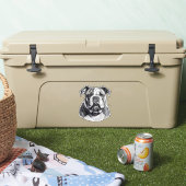 Phantastischer Bulldogsticker Aufkleber (Kühler)