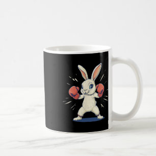 Phantastischer Bunny mit Boxhandschuhen für Osterl Kaffeetasse