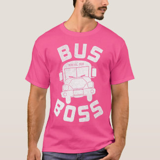 Phantastischer Busfahrer, der den Entwurf eines Ko T-Shirt
