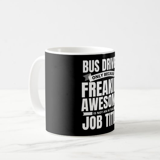 Phantastischer Busfahrer Kaffeetasse (Vorderseite Links)