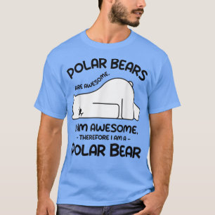 Phantastischer Cartoon Ich bin ein Polar Bear Shir T-Shirt