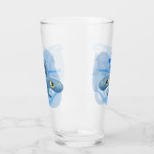 Phantastischer Cartoon Shark Glas (Links)