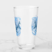 Phantastischer Cartoon Shark Glas (Rechts)