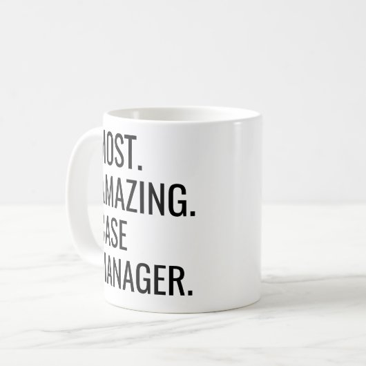 Phantastischer Case Manager Kaffeetasse (Vorderseite Links)