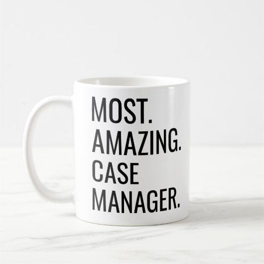 Phantastischer Case Manager Kaffeetasse (Links)