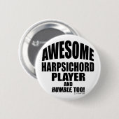 Phantastischer Cembalspieler Button (Vorne & Hinten)