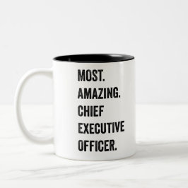 Phantastischer Chief Führungskraft Officer Zweifarbige Tasse