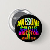 Phantastischer Choreograf Button (Vorne & Hinten)