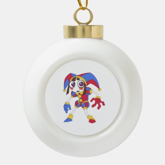 Phantastischer Circus Snowflake Gerahmte Ornament (Vorderseite)