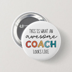 Phantastischer Coach   Bester Coach je   Funny Coa Button