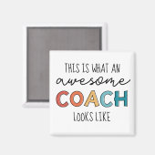 Phantastischer Coach | Bester Coach je | Funny Coa Magnet (Vorderseite/Rückseite)