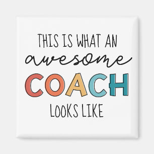 Phantastischer Coach   Bester Coach je   Funny Coa Magnet