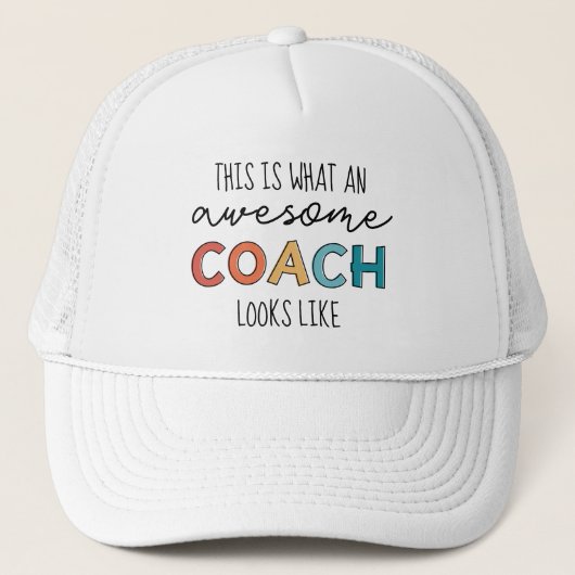 Phantastischer Coach | Bester Coach je | Funny Coa Truckerkappe (Vorderseite)