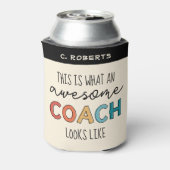 Phantastischer Coach | Personalisiert Best Coach G Dosenkühler (Kanne Rückseite)