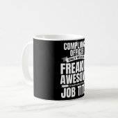 Phantastischer Compliance Officer von Freakin - Fu Kaffeetasse (Vorderseite Links)