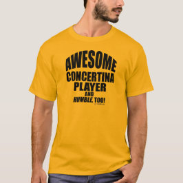 Phantastischer Concertina-Spieler T-Shirt