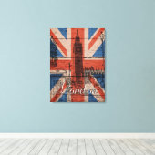 Phantastischer cooler angesagter alter Holzgrunge Leinwanddruck (Insitu (Holzboden))