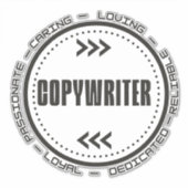 Phantastischer Copywriter Aufkleber (Vorderseite)