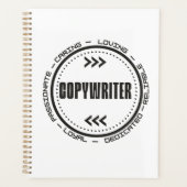 Phantastischer Copywriter Planer (Vorderseite)