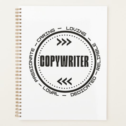 Phantastischer Copywriter Planer (Vorderseite)