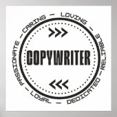 Phantastischer Copywriter Poster (Vorne)