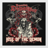 Phantastischer Dämonenboy-Aufstieg des Dämonenfens Fensteraufkleber (Blatt)