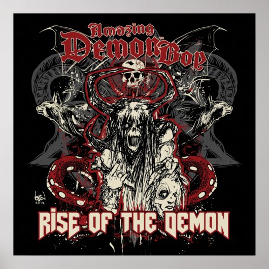 Phantastischer Dämonenboy-Aufstieg des Dämonenpost Poster (Vorne)